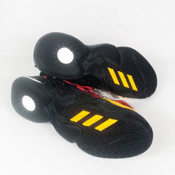 NWT Adidas Trae Young 1 Atlanta Hawks Basketball Shoe | Red Black Yellow | 10.5